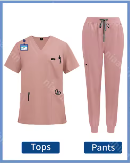 Short Sleeve V-Neck Top and Jogger With Pockets Pants